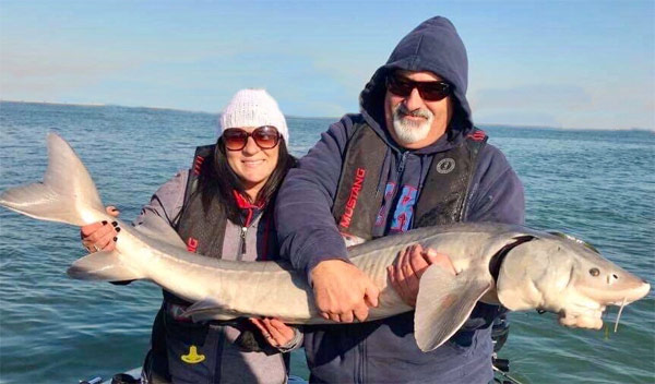 Fishing sturgeon Montreal